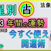 九星別・2023年の運勢&；開運方法